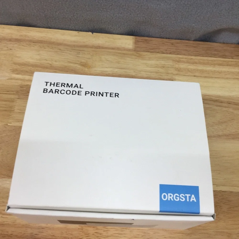 ORGSTA T001Plus Thermal Barcode Printer Bluetooth Shipping Label Maker White